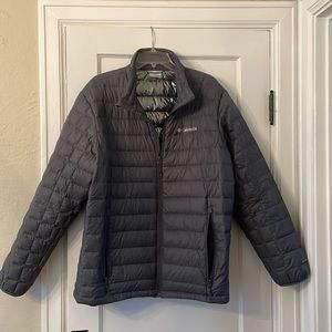 Men’s Columbia gray jacket (full zip)